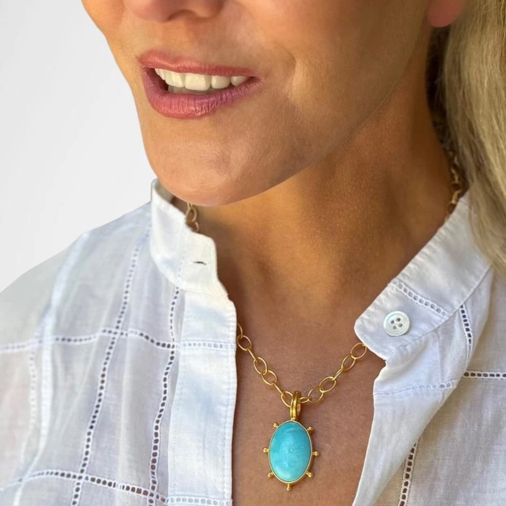 Dina Mackney Fine Turquoise Pinwheel Pendant
